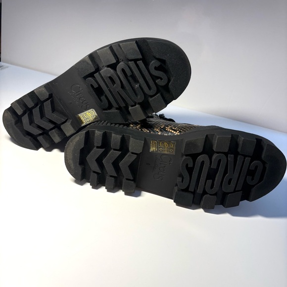 Women’s’ Circus by Sam Edelman, vegan, snakeskin colour Boots, Sz 8, like new - Picture 10 of 11